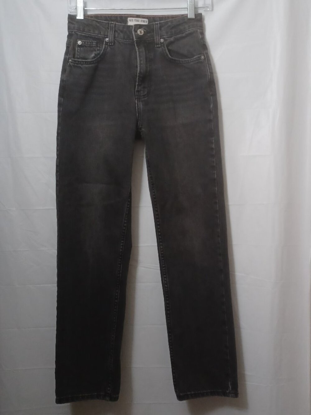 FREE PEOPLE WE THE FREE THE PACIFICA HIGH RISE SLIM STRAIGHT LEG JEANS SIZE 25